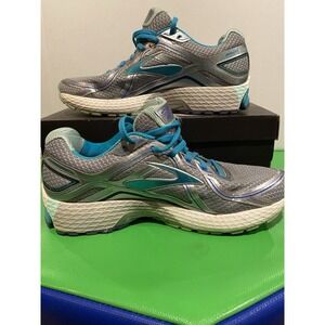 Brooks Adrenaline GTS‎ 16 Women's Running Shoes Gray Blue Teal Size 11.5 B